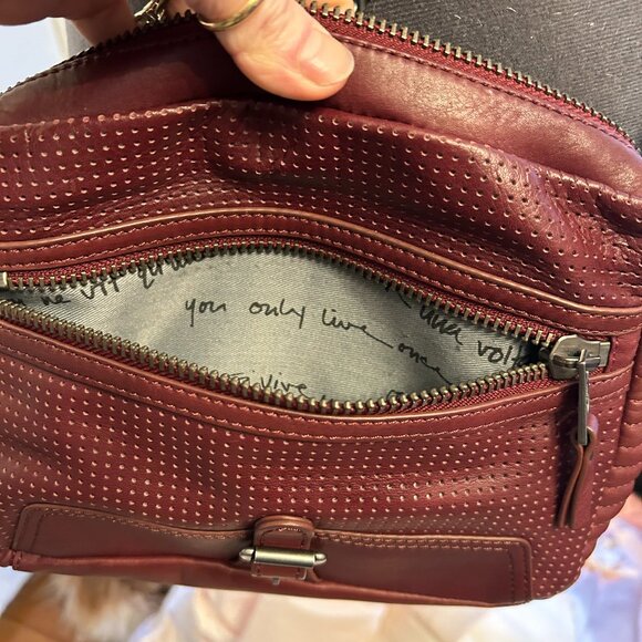 Never worn, NWT, Ash "Riley" Crossbody Bag with Dustbag in Rare Wine color - Picture 8 of 8